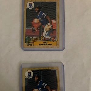 1987 TOPPS ROOKIE FUTURE STARS BO JACKSON